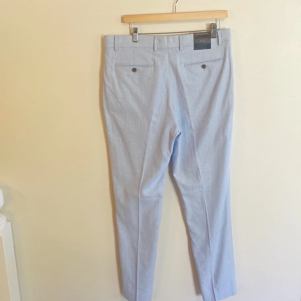 NEW Banana Republic Linen & Cotton Tailored Fit Dress Pants NWT